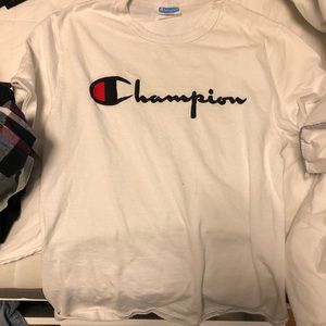 Champion white size small tee